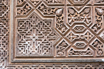 Ornamental design of   Alhambra.  Granada