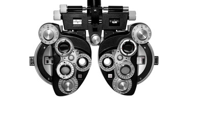 Phoropter, ophthalmic testing equipment - Powered by Adobe