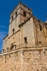 Fototapeta na wymiar Gumiel de Izán, Burgos, España, iglesia de Santa María