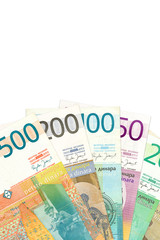 heap of serbian dinar bank notes