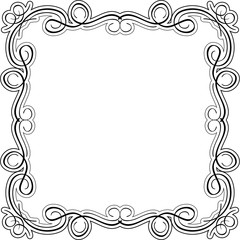 Luxury swirll frame