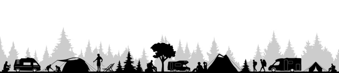 Camping im Wald - 133651998