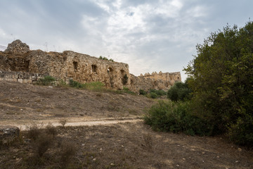 Fototapeta premium Antipatris Fort at Yarkon National Park