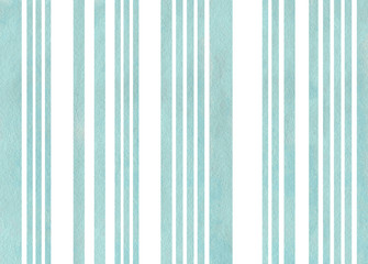 Obraz premium Watercolor striped background.