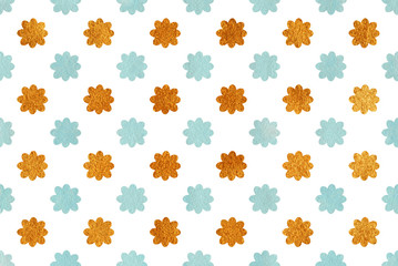 Watercolor flowers pattern.
