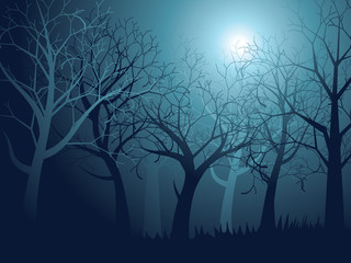 Obraz premium Abstract Forest Landscape