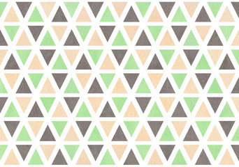 Watercolor triangle pattern.