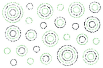 Watercolor abstract circles pattern.