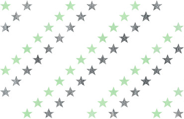Watercolor stars pattern.