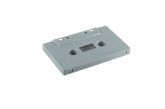 vintage cassette tape isolated