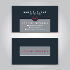 Vector Business Card creative Design, Modern trend style