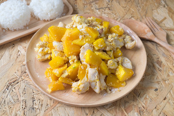 Easy pumpkin menu. Stir Fried Pumpkin with Egg