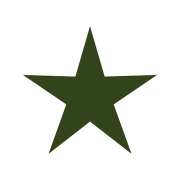 green star isolated icon vector illustration design
