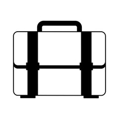 portfolio briefcase isolated icon vector illustration design