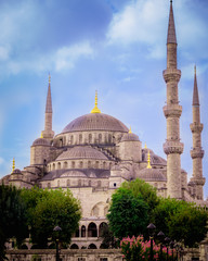 Fototapeta na wymiar Colored Mosque