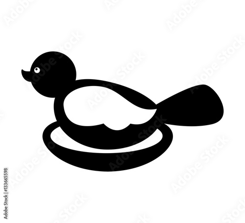 "nest cute bird isolated icon vector illustration design" Stock image
