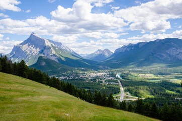 Lake Minnewanka in Banff National Park, Alberta, Canada