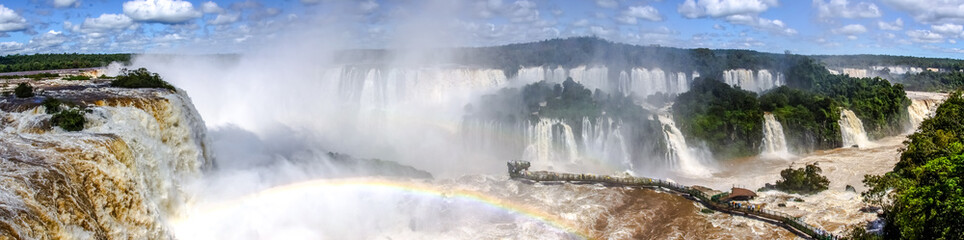 Panorama Iguazu Falls, Argentina