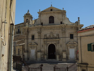 Obraz premium Ragusa Ibla - chiesa anime del purgatorio 