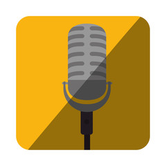 microphone sound device icon vector illustration design