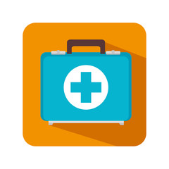 Obraz premium medical kit isolated icon vector illustration design