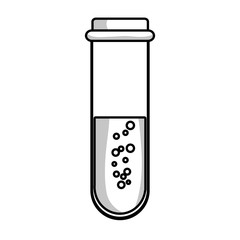 tube test glass isolated icon vector illustration design