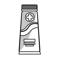 medicine bottle isolated icon vector illustration design