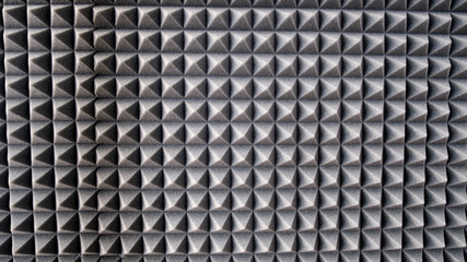 sound absorbing materials. microfiber insulation of noise in music Studio, sound insulation
