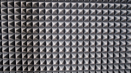 sound absorbing materials. microfiber insulation of noise in music Studio, sound insulation