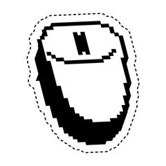computer mouse isolated icon vector illustration design