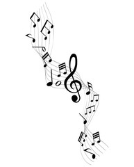 Musik, Musiknoten, Melodie