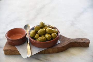 Green olives
