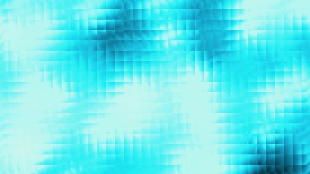  Bright Azure Square Mosaic Glass Pattern   -   Abstract  Video Footage
