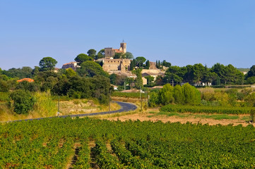 Fototapeta na wymiar Saint-Pons-de-Mauchiens - Saint-Pons-de-Mauchiens a town in southern France