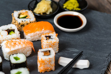 Sushi - Japanisches Essen - Diät - Fisch