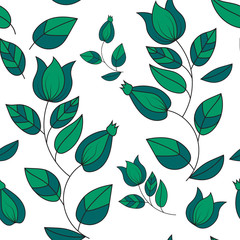 Floral seamless pattern