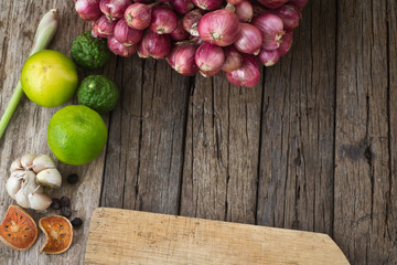 Thai food ingredients