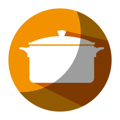 pot kitchen tool isolated icon vector illustration design