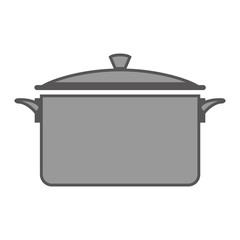 pot kitchen tool isolated icon vector illustration design