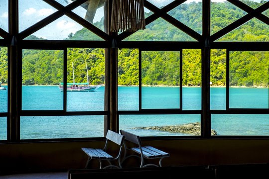 Tropical paradise on the island of Frades in the Bay of All Sain