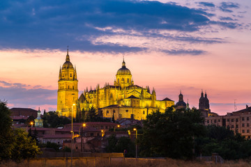 Fototapeta na wymiar Cathedral in Salamanca