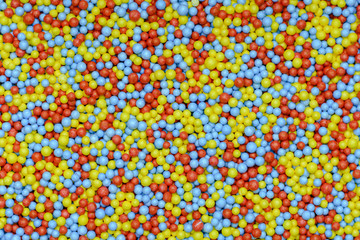 Fototapeta na wymiar Colorful of polystyrene beads background