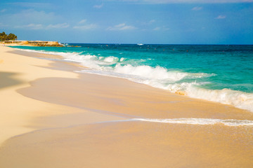 Carribbean sea shore