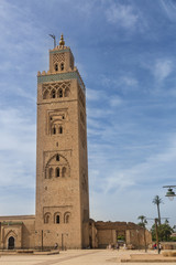 Fototapeta na wymiar Koutoubia Mosque in Morocco