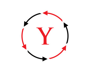 Y Letter Arrow Logo