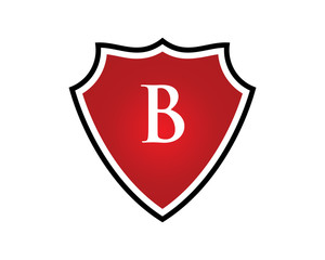 B Letter Shield Logo