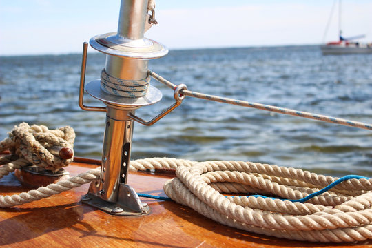 Seil auf Bootsdeck 4