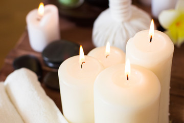 Spa elements. Close-up