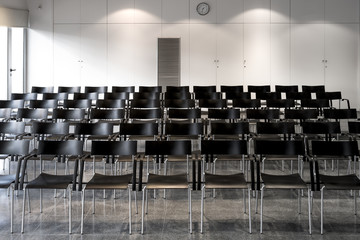 Meeting room for conference, talk and speech