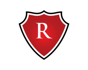 R Letter Shield Logo